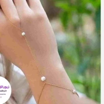 تمیمه دست جنس استیل طلایی و نقره ای رنگ ثابت کد 60014