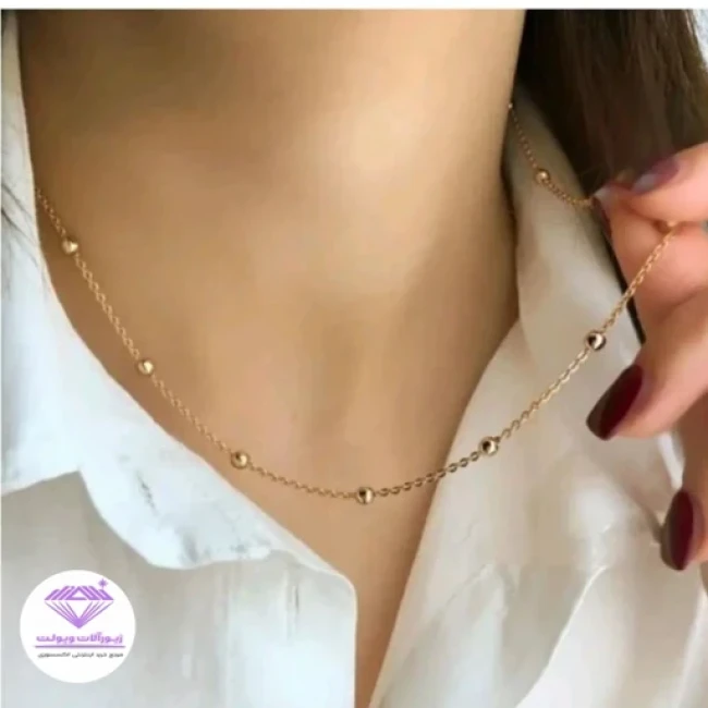 گردنبند توپی کد 20128