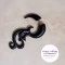 پیرسینگ اسپرت گوش 1 عدد مدل3 بعدی  مشکی