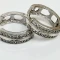 گوشواره حلقه ای نقره وزن 3.5 گرم 11 میل کد 031