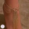 پابندزنجیری شرابه ای | کد 5027