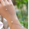 تمیمه دست جنس استیل طلایی و نقره ای رنگ ثابت کد 60014