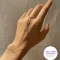 تمیمه دست زنجیر ساده نقره‌ای و طلایی جنس استیل