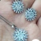 نیم ست نقره عیار925کد2006
