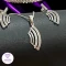 نیم ست نقره زنانه | کد 055
