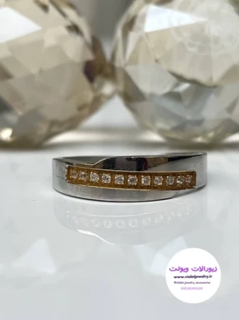 حلقه تک استیل اسپرت سایز 10 کد 3038