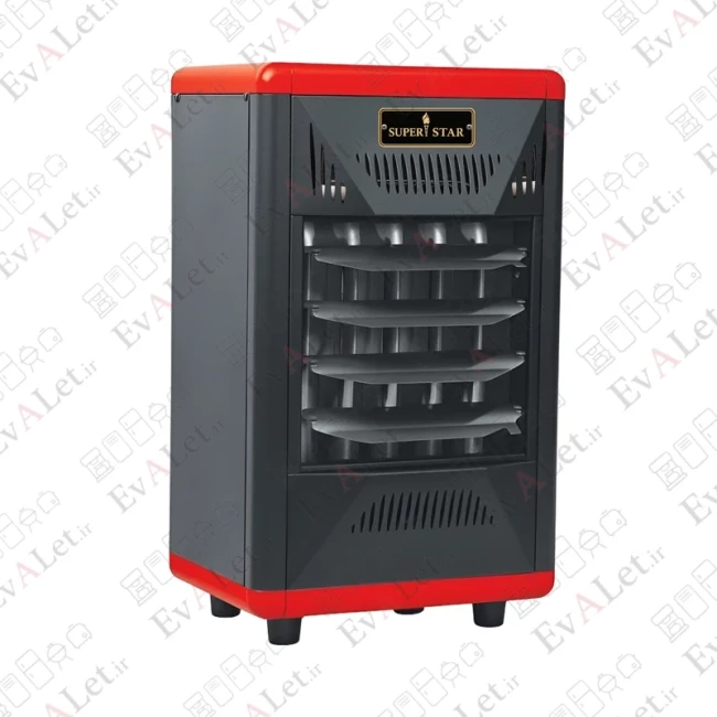 هیتر گازی سوپر استار مدل A614 ( پک 3 عددی )