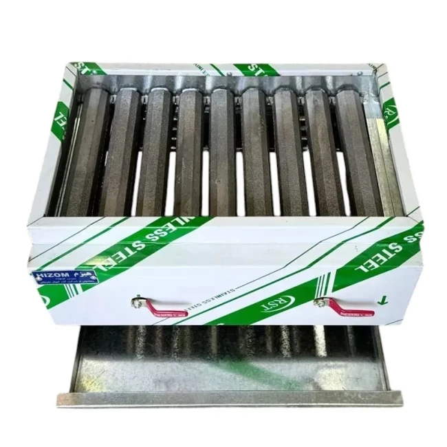 کباب پز گازی هیزم ( پک 2 عددی )