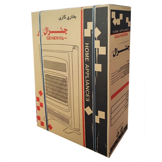 بخاری گازی جنرال افروز مدل F4200 بدون دودکش ( پک 7 عددی )