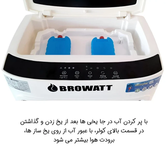 کولر آبی سلولزی بروات مدل BR-24000 ( پک 5 عددی ) 