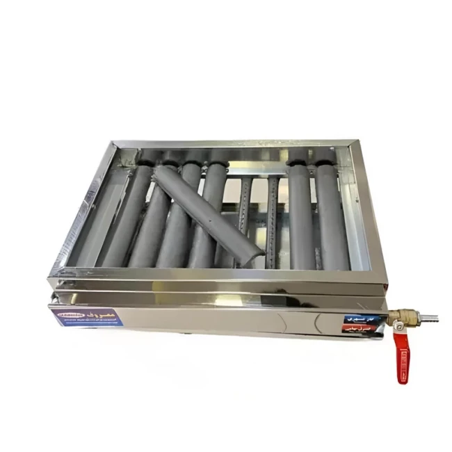 کباب پز گازی معروف مدل 8 شعله ( پک 3 عددی )