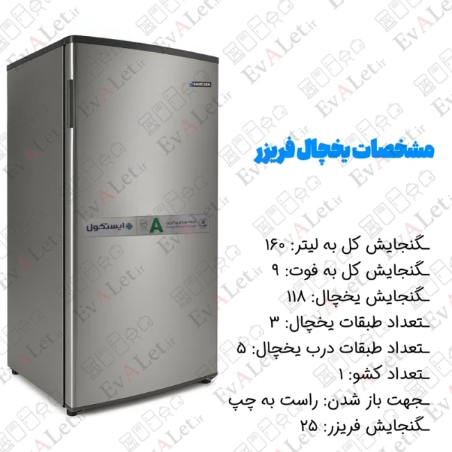 یخچال فریزر 9 فوت ایستکول مدل هتلی 2919 ( پک 2 عددی )