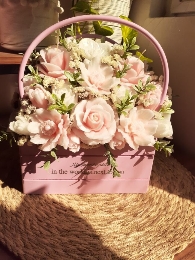 باکس گل شمع