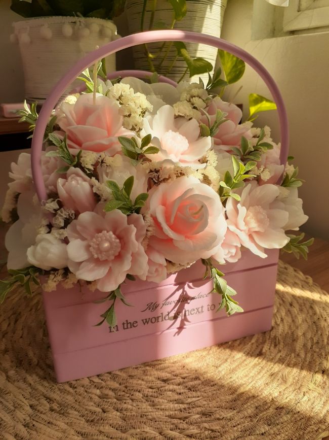 باکس گل شمع