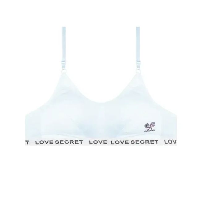سوتین ورزشی دخترانه نخی دولایه کش LOVE SECRET مدل اسپرت بدون فنر