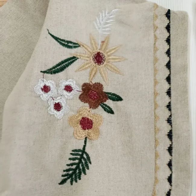 سه تکه گلدوزی دخترانه مجلسی تاپ و کت و دامن سایز 1 تا 3