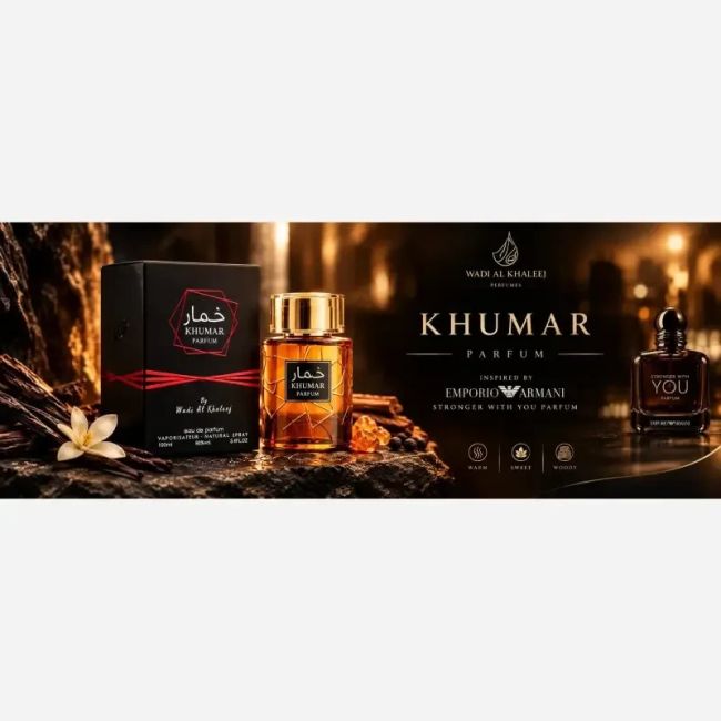 عطر ادکلن مردانه خمار پارفوم وادی الخلیج حجم 100 میل مشابه استرانگر ویت یو پارفوم