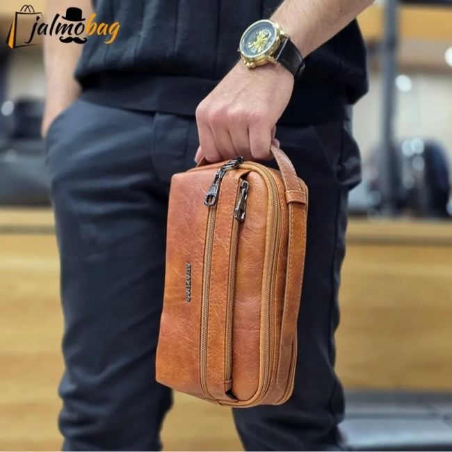 کیف دستی مردانه شوزبگ چرم سوگو خارجی ضد خش (2)