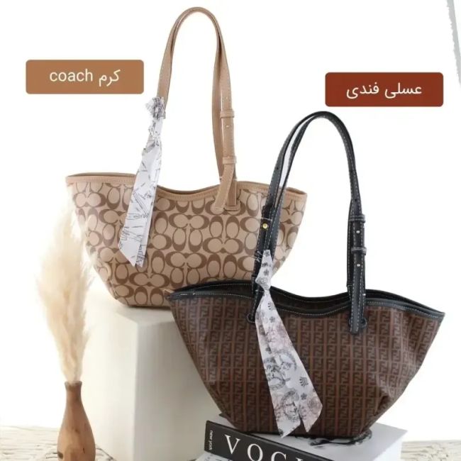 کیف زنانه چرم مصنوعی رسمی روزمره مجلسی با بند بلند