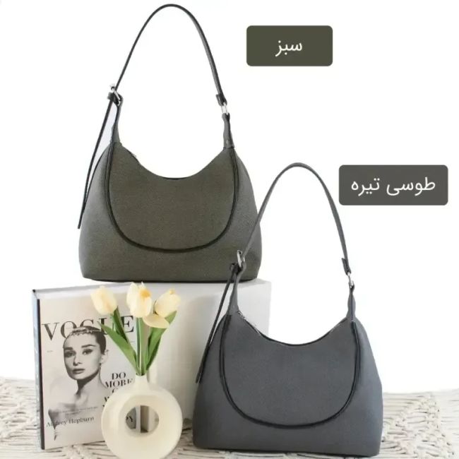 کیف زنانه چرم مصنوعی روزمره اسپرت ابعاد 31 در 23 در 10 سانتیمتر