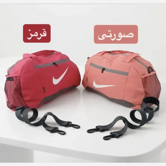 ساک ورزشی مسافرتی پارچه ای سه بند با ابعاد 40 در 25 در 15 سانتی متر