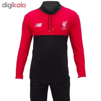 تیشرت آستین بلند مردانه طرح لیورپول یقه ایستاده جودون ترکمنشی سایز L XL 2XL