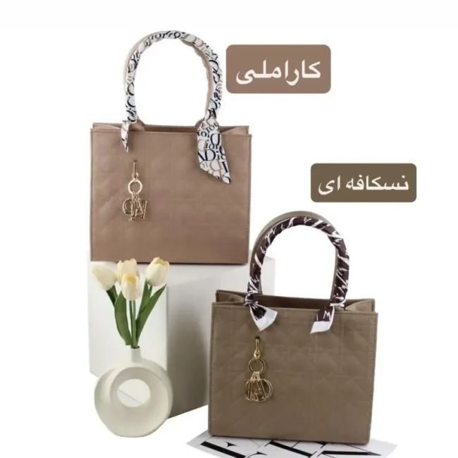 کیف زنانه چرم مصنوعی روزمره و مجلسی بند دار
