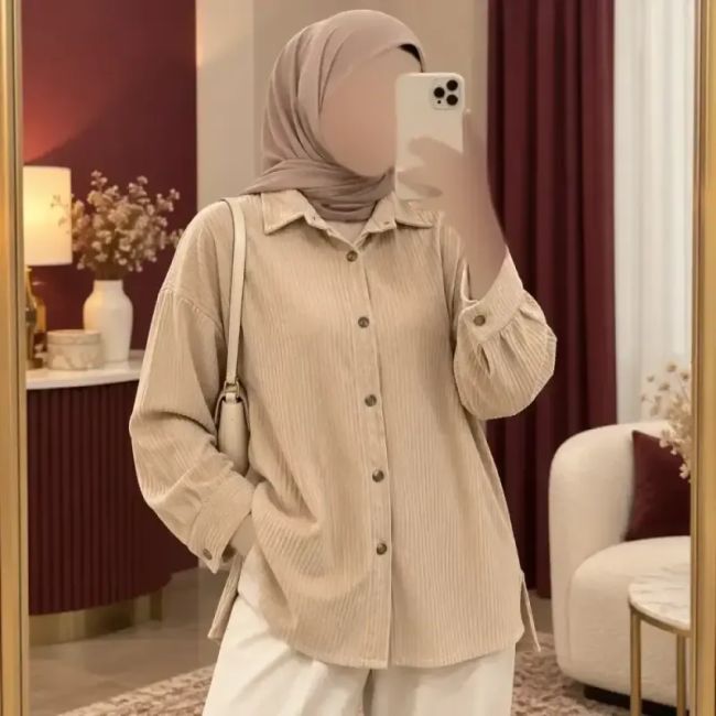 شومیز زنانه تریکو کبریتی ریزبافت دکمهدار فری سایز مناسب تا 48