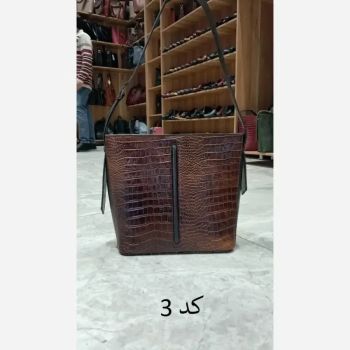 کیف زنانه چرم طبیعی گاوی تبریز مدل آناهیتا
