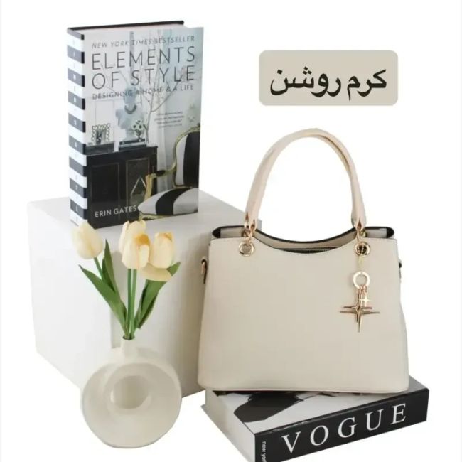کیف زنانه چرم مصنوعی اسپرت و روزمره با بند بلند (2)
