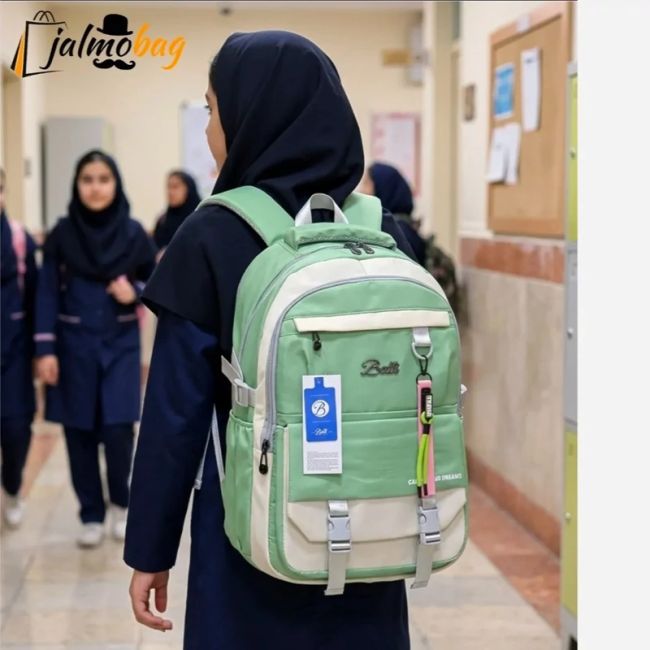 کوله پشتی اسپرت جادار ضدآب پارچه ریپس خارجی