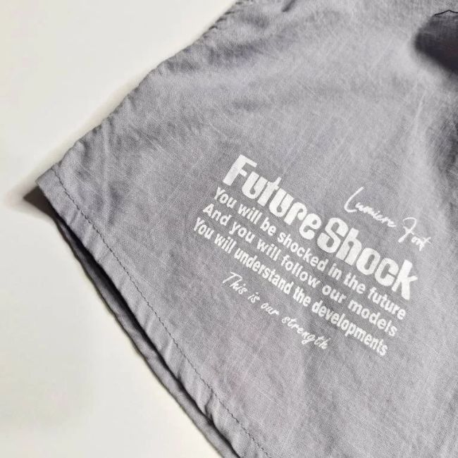 بلوز لینن اسپرت یقه فرنچ طرح future مناسب دختر و پسر 7 تا 12 سال