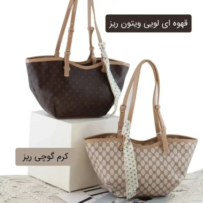 کیف زنانه چرم مصنوعی رسمی روزمره مجلسی با بند بلند