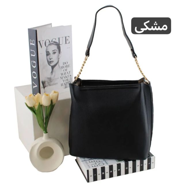 کیف زنانه روزمره و مهمانی چرم مصنوعی زیپدار