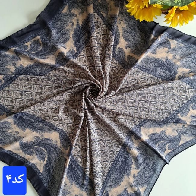روسری زنانه کشمیر قواره 120 رنگی