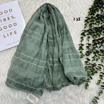 شال نخی حریر کاغذی قواره بزرگ 190 در 65 سانتیمتر بدون لغزش و آبرفت