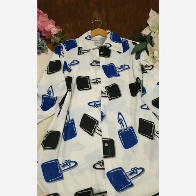 شومیز درسا جنس بوگاتی درجه یک فری سایز 38 تا 46