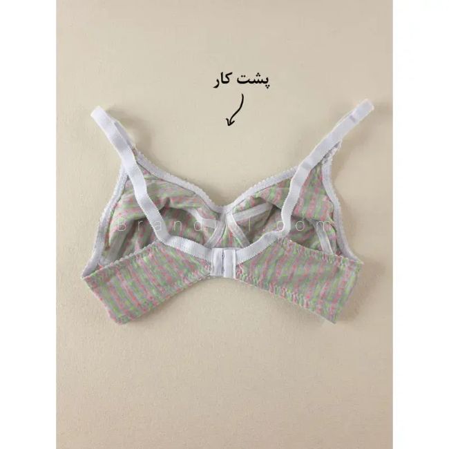 سوتین نخی زنانه بدون فنر طرح خال خال چیچک