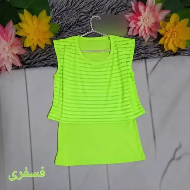 تاپ و کراپ دو پی اس زنانه جنس فلامنت اعلا فری سایز