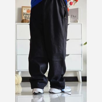 شلوار اسلش جاگر بگ دمپا گت دار دورس نخ گرم مردانه زنانه مشکی سفید XXL XXXL
