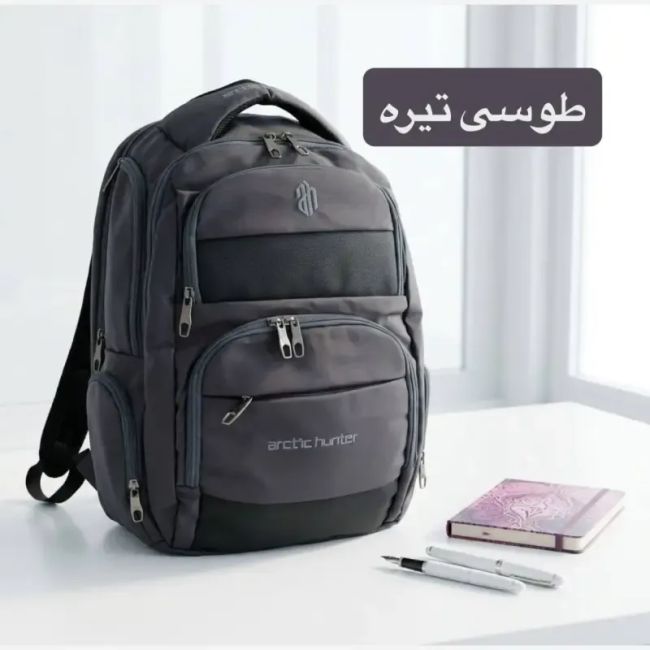 کوله پشتی اسپرت و مدرسه دانشگاه جنس کتان ابعاد 50 در 30 در 15 سانتیمتر