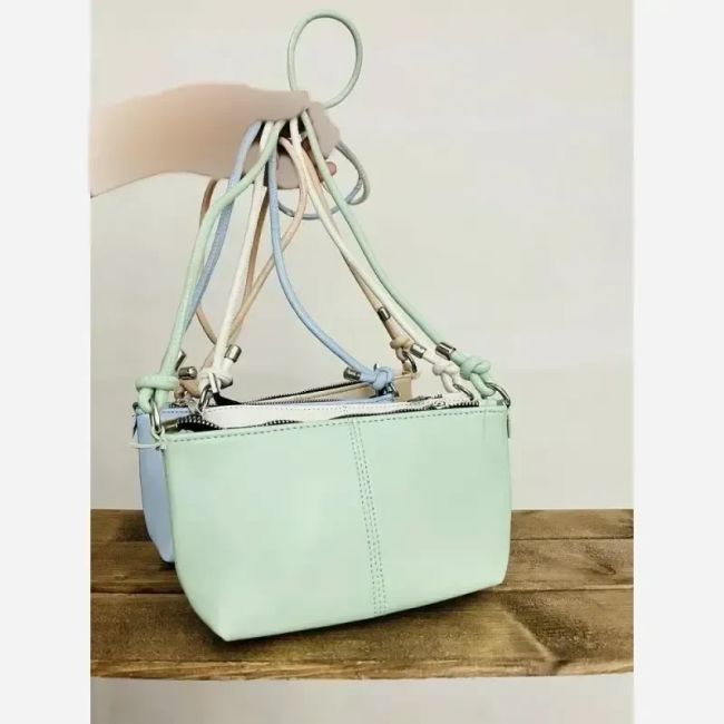 کیف فانتزی صابونی شیک رنگبندی متنوع سایز 22 در 12