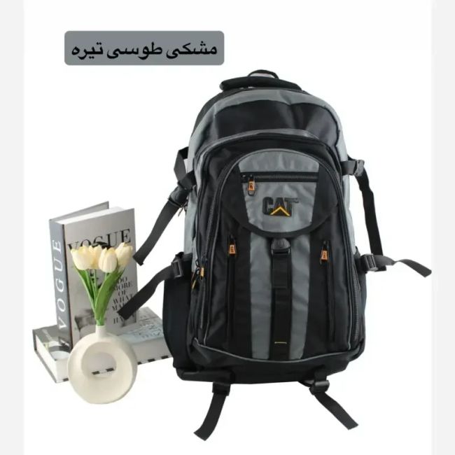 کوله پشتی پارچه ای روزمره و مدرسه دانشگاه دارای بند بلند و جیب دار