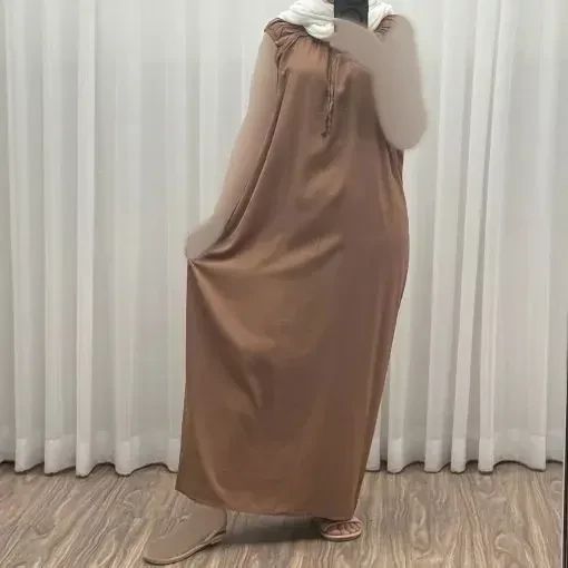 سارافون راحتی زنانه بلند نخی فری سایز مناسب تا سایز 54