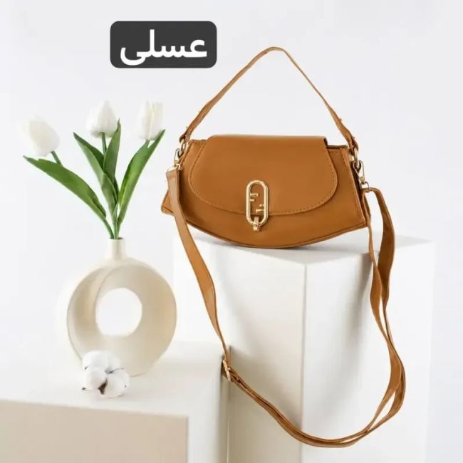 کیف پاسپورتی چرم مصنوعی زنانه روزمره و مهمانی با بند بلند (2)
