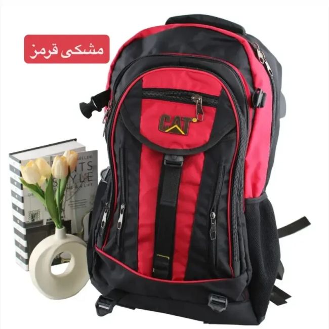 کوله پشتی پارچه ای روزمره و مدرسه دانشگاه دارای بند بلند و جیب دار