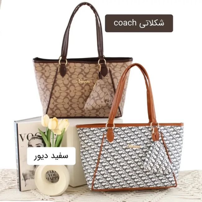 کیف زنانه چرم مصنوعی روزمره و مهمانی (4)
