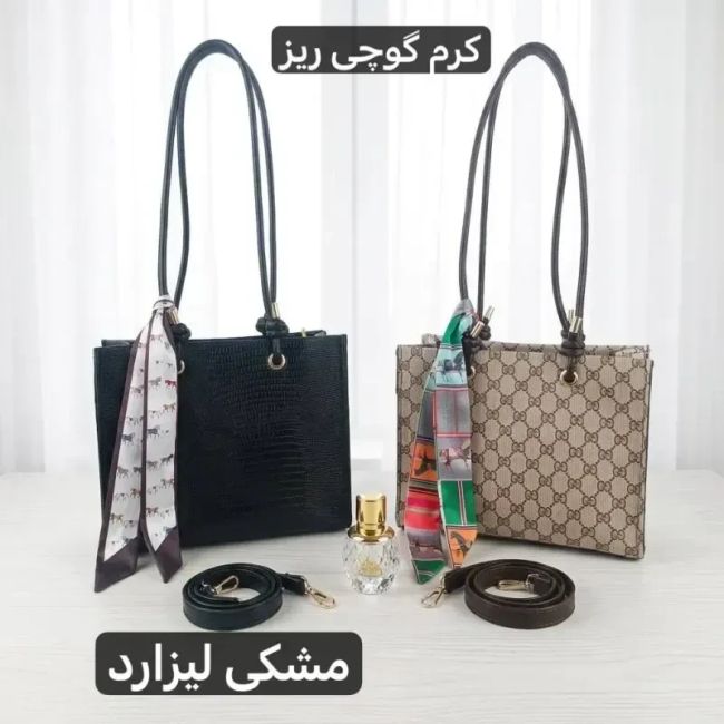 کیف زنانه چرم مصنوعی روزمره مجلسی با بند بلند و آستر ساتن