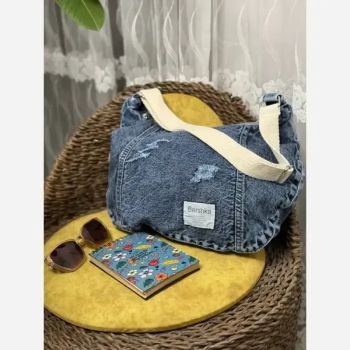کیف دوشی جین سنگشور لی خارجی ابعاد 40 در 28 سانتی متر