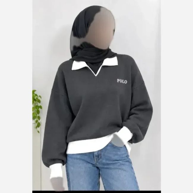 کراپ بافت پولو polo زنانه و دخترانه فری سایز